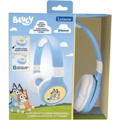 LEXIBOOK - Casque 2 en 1 Bluetooth et Filaire confortable et pliable a