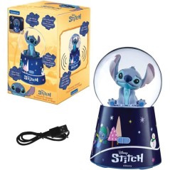 Enceinte Bluetooth - Lexibook - Disney Stitch - Boule a Neige Stitch -