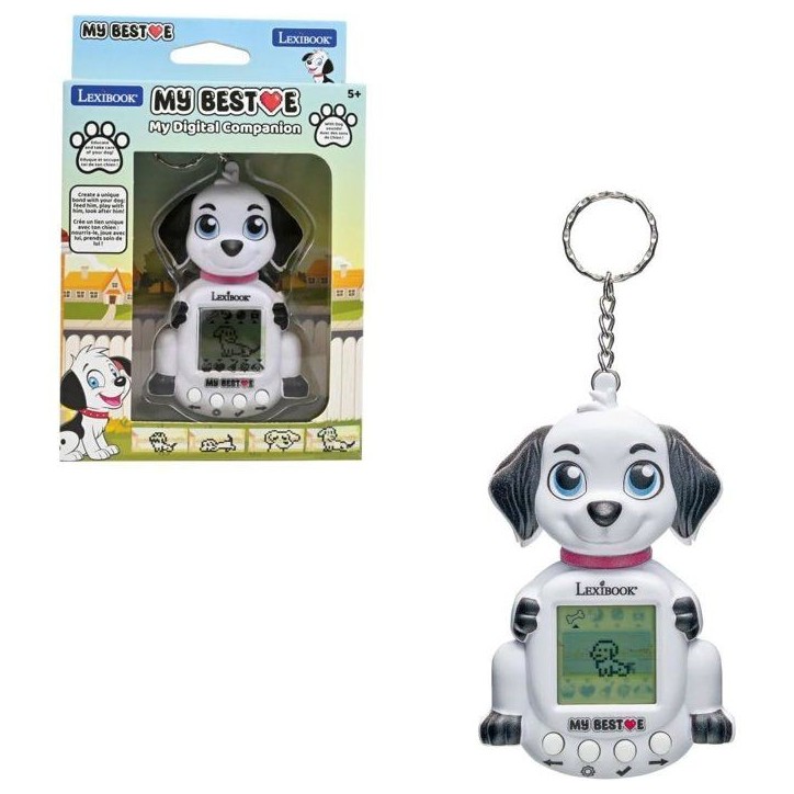 Console Compagnon Animal virtuel My Best-E - Chien - Lexibook - Plus de 1900 animations - 3 Mini-Jeux - Porte-clés -Des 5 ans Console Compagnon Animal virtuel My Best-E - Chien - Lexibook - Plus de 1900 animations - 3 Mini-Jeux - Porte-clés -Des 5 ans