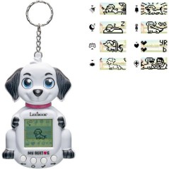 Console Compagnon Animal virtuel My Best-E - Chien - Lexibook - Plus de 1900 animations - 3 Mini-Jeux - Porte-clés -Des 5 ans