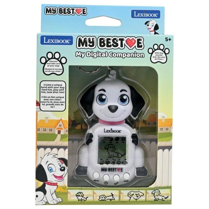 Console Compagnon Animal virtuel My Best-E - Chien - Lexibook - Plus de 1900 animations - 3 Mini-Jeux - Porte-clés -Des 5 ans Console Compagnon Animal virtuel My Best-E - Chien - Lexibook - Plus de 1900 animations - 3 Mini-Jeux - Porte-clés -Des 5 ans