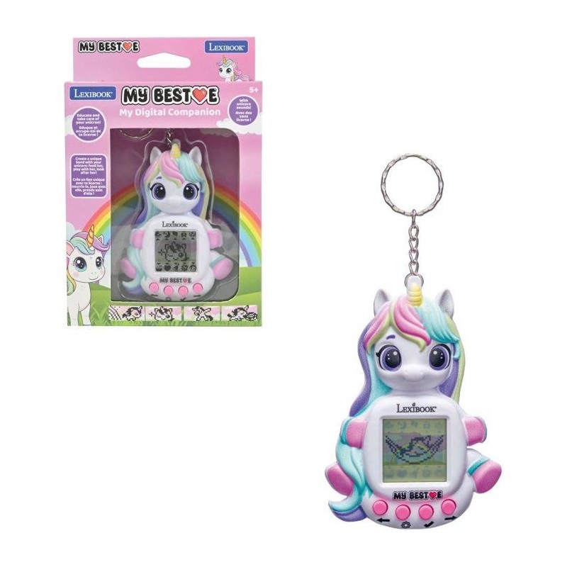 Console Compagnon Animal virtuel My Best-E - Licorne - Lexibook - Plus