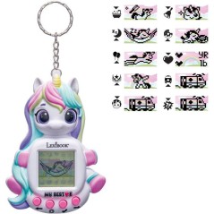 Console Compagnon Animal virtuel My Best-E - Licorne - Lexibook - Plus de 1900 animations - 3 Mini-Jeux - Porte-clés -Des 5 ans