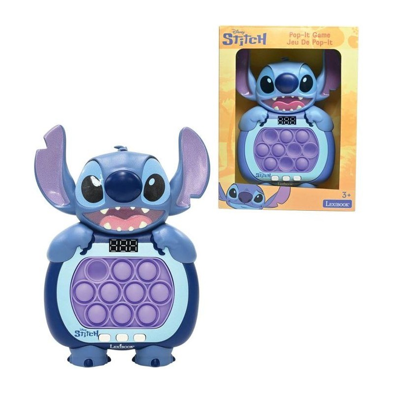 Jeu a pousser Stitch - Lexibook - Fast Push - Disney Stitch - Bleu - 1