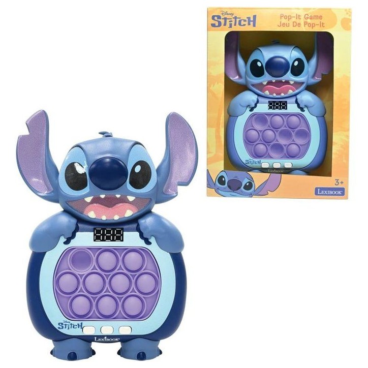 Jeu a pousser Stitch - Lexibook - Fast Push - Disney Stitch - Bleu - 10 bulles antistress - 999 niveaux - 6 mode de jeu - Des 6 Jeu a pousser Stitch - Lexibook - Fast Push - Disney Stitch - Bleu - 10 bulles antistress - 999 niveaux - 6 mode de jeu - Des 6
