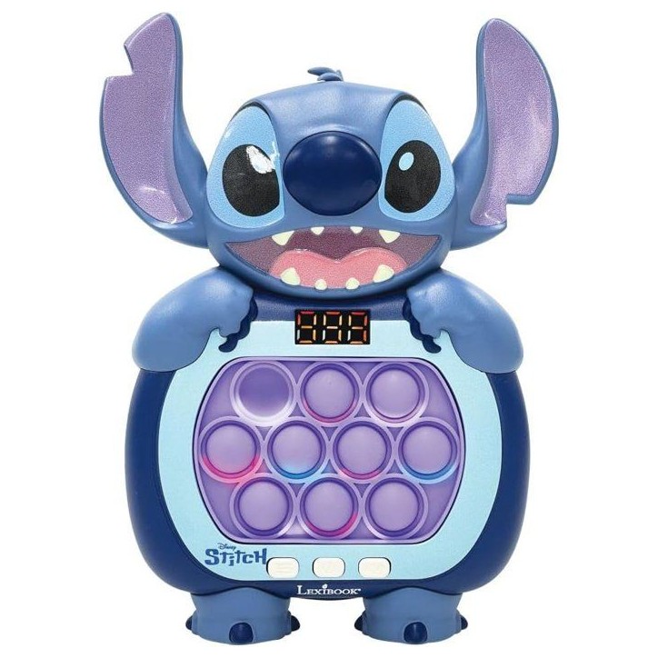 Jeu a pousser Stitch - Lexibook - Fast Push - Disney Stitch - Bleu - 10 bulles antistress - 999 niveaux - 6 mode de jeu - Des 6 Jeu a pousser Stitch - Lexibook - Fast Push - Disney Stitch - Bleu - 10 bulles antistress - 999 niveaux - 6 mode de jeu - Des 6