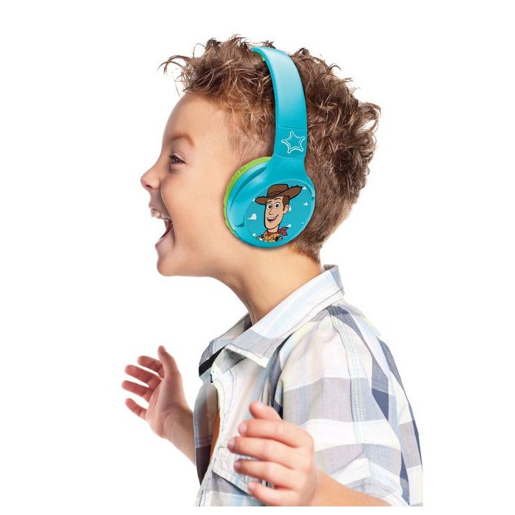 LEXIBOOK - Casque 2 en 1 Bluetooth et Filaire confortable et pliable avec limitation de son - Toy Story LEXIBOOK - Casque 2 en 1 Bluetooth et Filaire confortable et pliable avec limitation de son - Toy Story