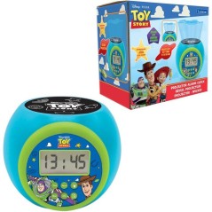 Lexibook - Réveil-projecteur Toy Story - Fonction Alarme et répétit