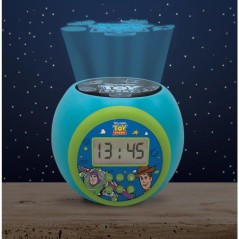 Lexibook - Réveil-projecteur Toy Story - Fonction Alarme et répétit