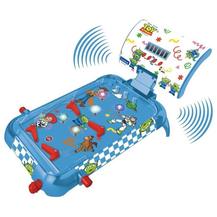 LEXIBOOK - Flipper électronique Toy Story - Sons, lumieres et affichage du score sur écran pour jouer seul ou défier vos amis LEXIBOOK - Flipper électronique Toy Story - Sons, lumieres et affichage du score sur écran pour jouer seul ou défier vos amis