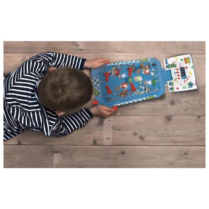 LEXIBOOK - Flipper électronique Toy Story - Sons, lumieres et affichage du score sur écran pour jouer seul ou défier vos amis LEXIBOOK - Flipper électronique Toy Story - Sons, lumieres et affichage du score sur écran pour jouer seul ou défier vos amis