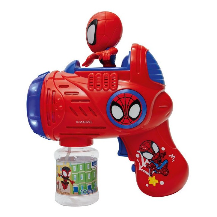 Pistolet a eau - Bulles - Lexibook - Spidey et ses Amis - Effets sonores et lumineux - Bulles de savon - Des 3 ans Pistolet a eau - Bulles - Lexibook - Spidey et ses Amis - Effets sonores et lumineux - Bulles de savon - Des 3 ans
