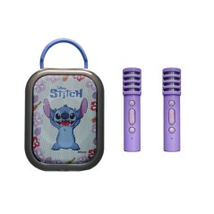 Karaoké Bluetooth Rose - LEXIBOOK - 2 Microphones sans FiL - Batterie Rechargeable Intégrée - Bluetooth - Design Portable