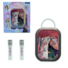 Karaoké Bluetooth La Reine des Neiges - LEXIBOOK - 2 Microphones - Ba
