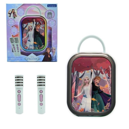 Karaoké Bluetooth La Reine des Neiges - LEXIBOOK - 2 Microphones - Ba