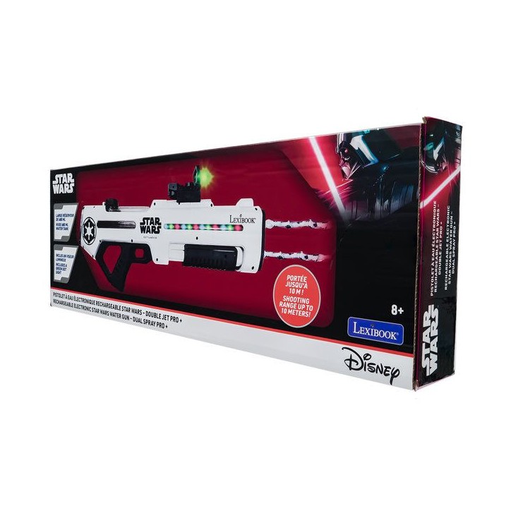 LEXIBOOK - Pistolet a eau électronique rechargeable Star Wars – Double jet Pro + LEXIBOOK - Pistolet a eau électronique rechargeable Star Wars – Double jet Pro +