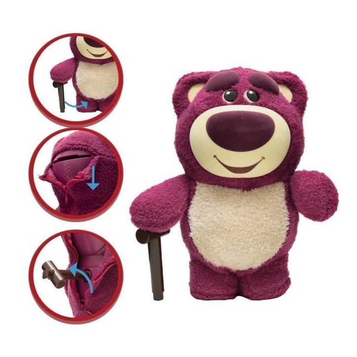 Lexibook - Tirelire électronique - Lotso - Film Toy Story - Rose Rouge - Des 3 ans Lexibook - Tirelire électronique - Lotso - Film Toy Story - Rose Rouge - Des 3 ans