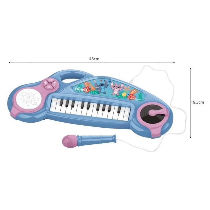 Piano électronique pour enfants Stitch avec effets lumineux Piano électronique pour enfants Stitch avec effets lumineux