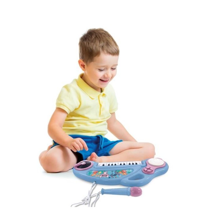 Piano électronique pour enfants Stitch avec effets lumineux Piano électronique pour enfants Stitch avec effets lumineux