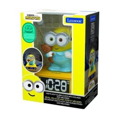 LEXIBOOK - Réveil veilleuse Les Minions - Sons et mélodies, écran L