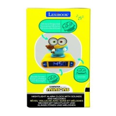 LEXIBOOK - Réveil veilleuse Les Minions - Sons et mélodies, écran L