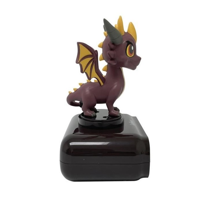 LEXIBOOK - Réveil veilleuse Dragon - Sons et mélodies, écran LCD rétro-éclairé et lumineux - Noir, Violet, Jaune LEXIBOOK - Réveil veilleuse Dragon - Sons et mélodies, écran LCD rétro-éclairé et lumineux - Noir, Violet, Jaune