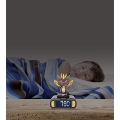 LEXIBOOK - Réveil veilleuse Dragon - Sons et mélodies, écran LCD r