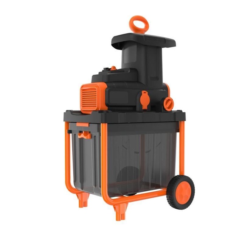 Broyeur de Végétaux filaire - BLACK+DECKER - BEGAS5800-QS - 2800W -