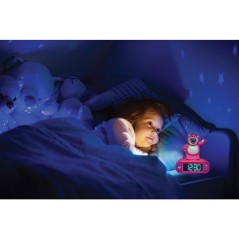 LEXIBOOK - Réveil veilleuse Lotso - Sons et mélodies, écran LCD ré