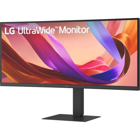 Ecran PC incurvé - LG - 34'' - WQHD - 100Hz - Dalle IPS - 5ms - Ajustable en hauteur - 34U650A-B