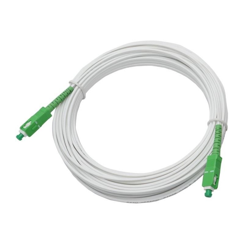 Câble fibre optique - LINEAIRE - FB122H - SC-APC / SC-APC - 10m - Pou