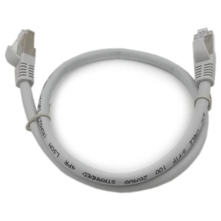 Câble RJ45 - LINEAIRE - PC6AA5 - Cat.6a - Blindé - S/FTP - LSZH - 0,5m Câble RJ45 - LINEAIRE - PC6AA5 - Cat.6a - Blindé - S/FTP - LSZH - 0,5m