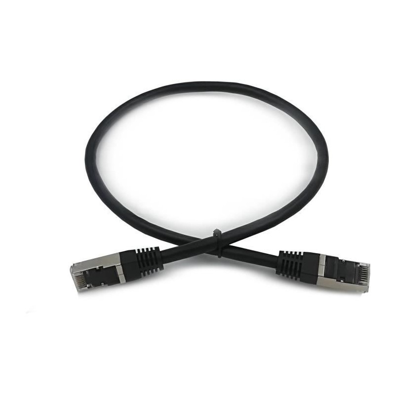 Câble RJ45 - LINEAIRE - PCC6FNA5 - Cat.6 - Blindé - F/UTP - Noir - 0