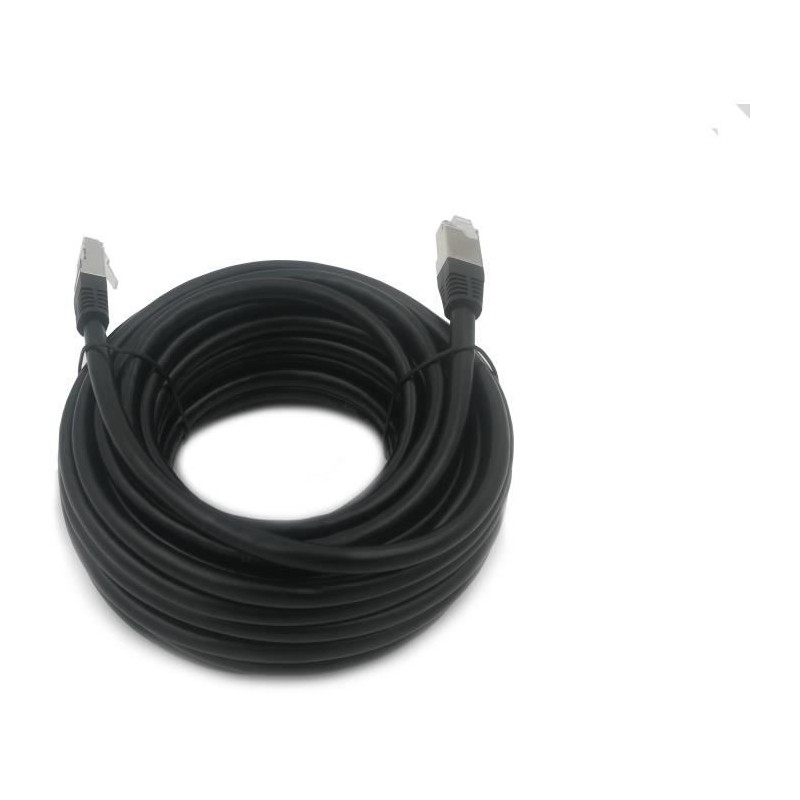Câble RJ45 - LINEAIRE - PCC6FNI - Cat.6 - Blindé - F/UTP - Noir - 15