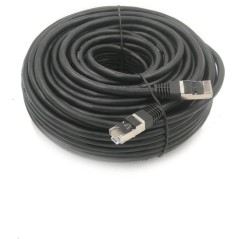 Câble RJ45 - LINEAIRE - PCC6FNJ - Cat.6 - Blindé - F/UTP - Noir - 20