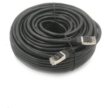 Câble RJ45 - LINEAIRE - PCC6FNJ - Cat.6 - Blindé - F/UTP - Noir - 20