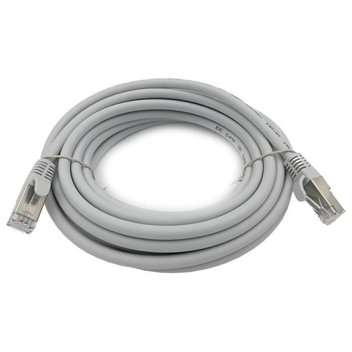 Câble RJ45 - LINEAIRE - PC6AG - Cat.6a - Blindé - S/FTP - LSZH - 5m