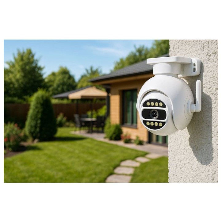 Kit 2 caméras motorisées - LINK2HOME - HD - Écran tactile 10,1'' - 3MP - Vision nocturne + IP66 Kit 2 caméras motorisées - LINK2HOME - HD - Écran tactile 10,1'' - 3MP - Vision nocturne + IP66