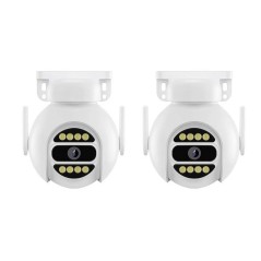 Kit 2 caméras motorisées - LINK2HOME - HD - Écran tactile 10,1'' -