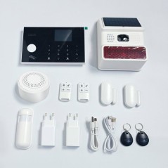 Kit alarme sans fil - LINK2HOME - Contrôle smartphone - Sirenes 90/10