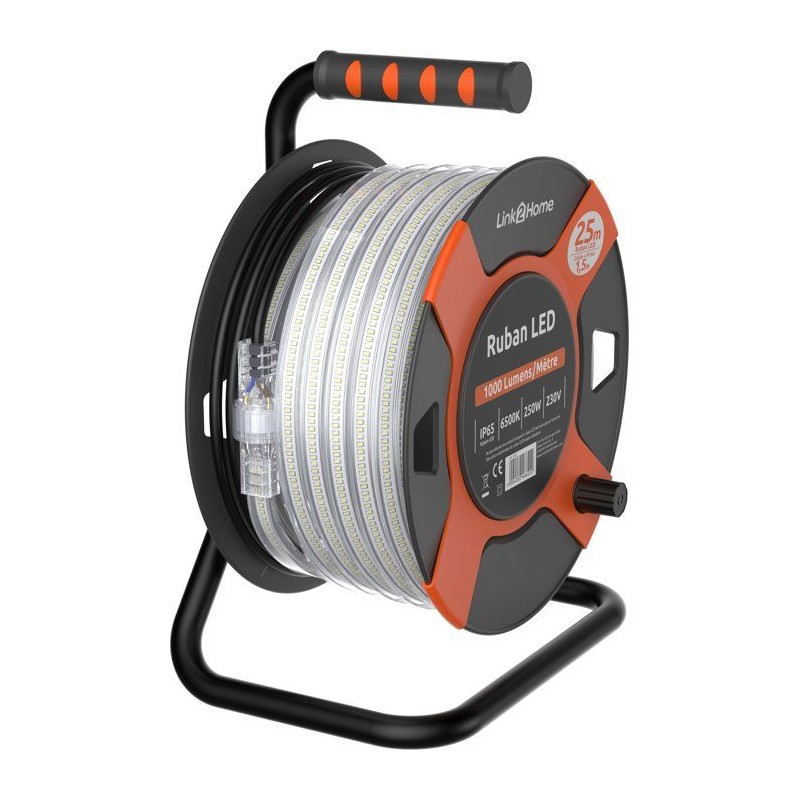 Enrouleur LED - LINK2HOME - 25 m - 1000 Lm - 10 W