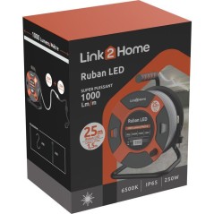 Enrouleur LED - LINK2HOME - 25 m - 1000 Lm - 10 W