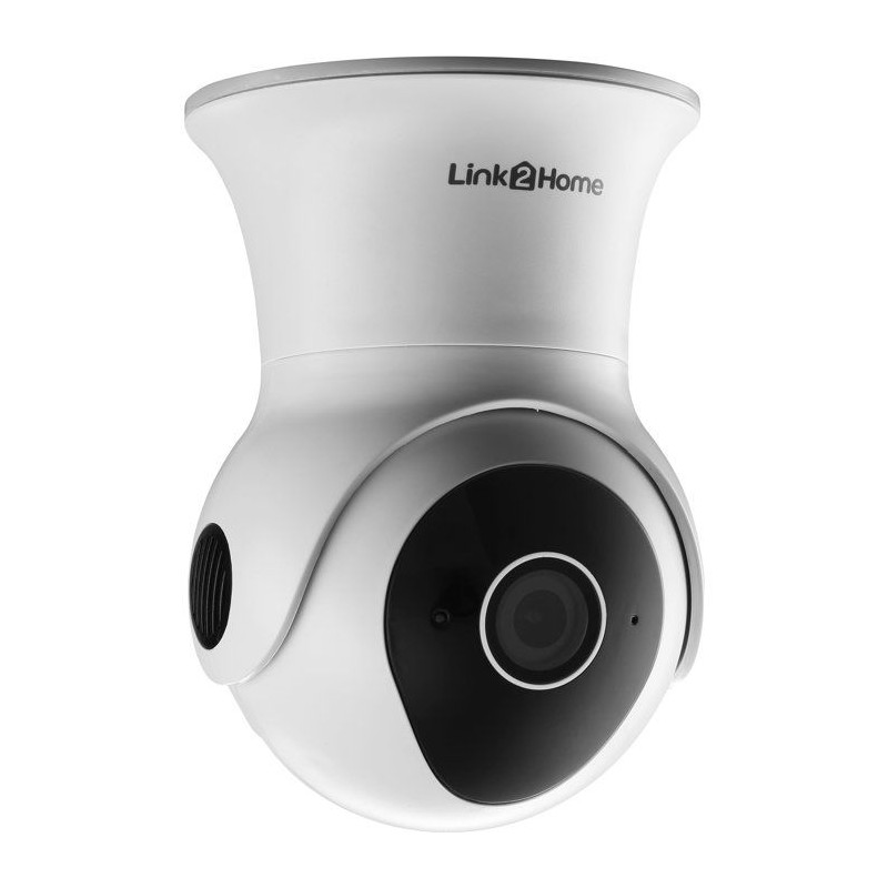Caméra de surveillance connectée - LINK2HOME - 1080p - Rotation 355