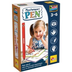 MONTESSORI PEN Stylo Ergonomique + Fiches - Jeu Éducatif - LISCIANIGI