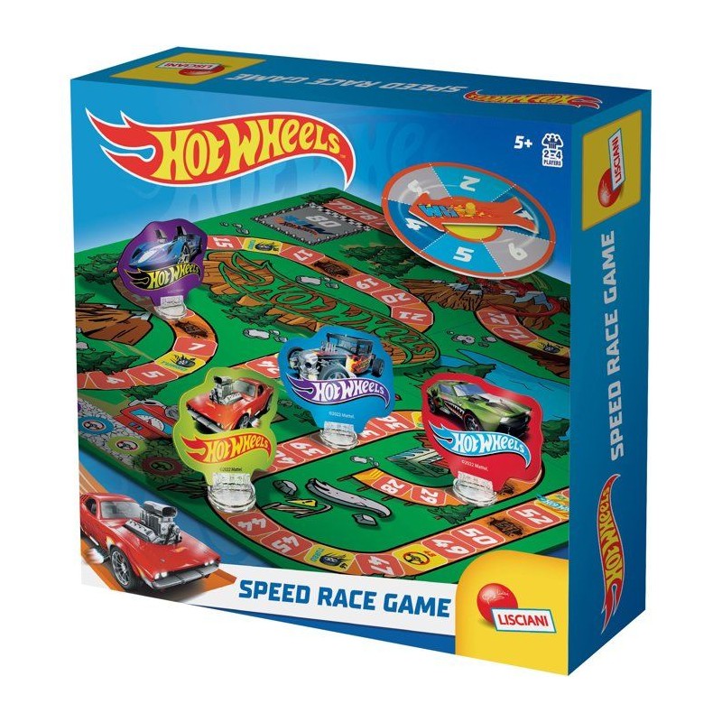 Jeu de l'oie de Vitesse - Jeu de Parcours - HOTWHEELS - LISCIANIGIOCHI