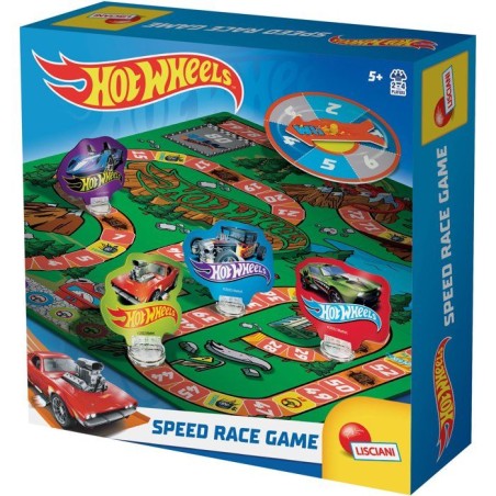 Jeu de l'oie de Vitesse - Jeu de Parcours - HOTWHEELS - LISCIANIGIOCHI
