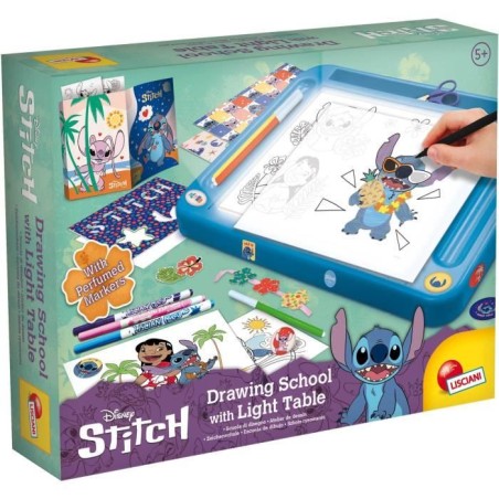 Kit de dessin - LISCIANIGIOCHI - STITCH - Table lumineuse - Modeles, F