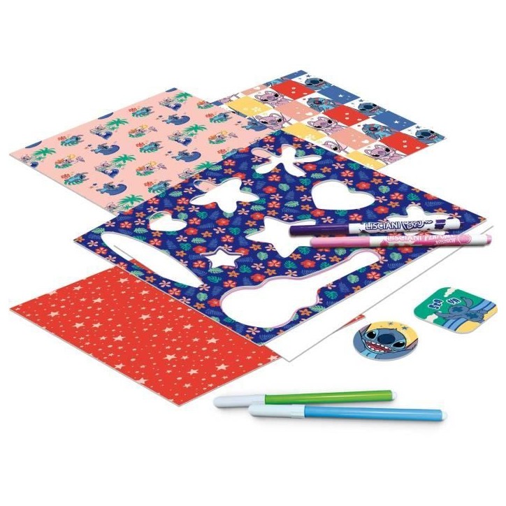 Kit de dessin - LISCIANIGIOCHI - STITCH - Table lumineuse - Modeles, Feutres Kit de dessin - LISCIANIGIOCHI - STITCH - Table lumineuse - Modeles, Feutres
