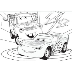 Puzzle MaxiFloor double face - Cars - LISCIANIGIOCHI - 2 x 60 pieces -