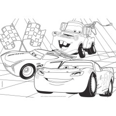 Puzzle MaxiFloor double face - Cars - LISCIANIGIOCHI - 2 x 60 pieces -